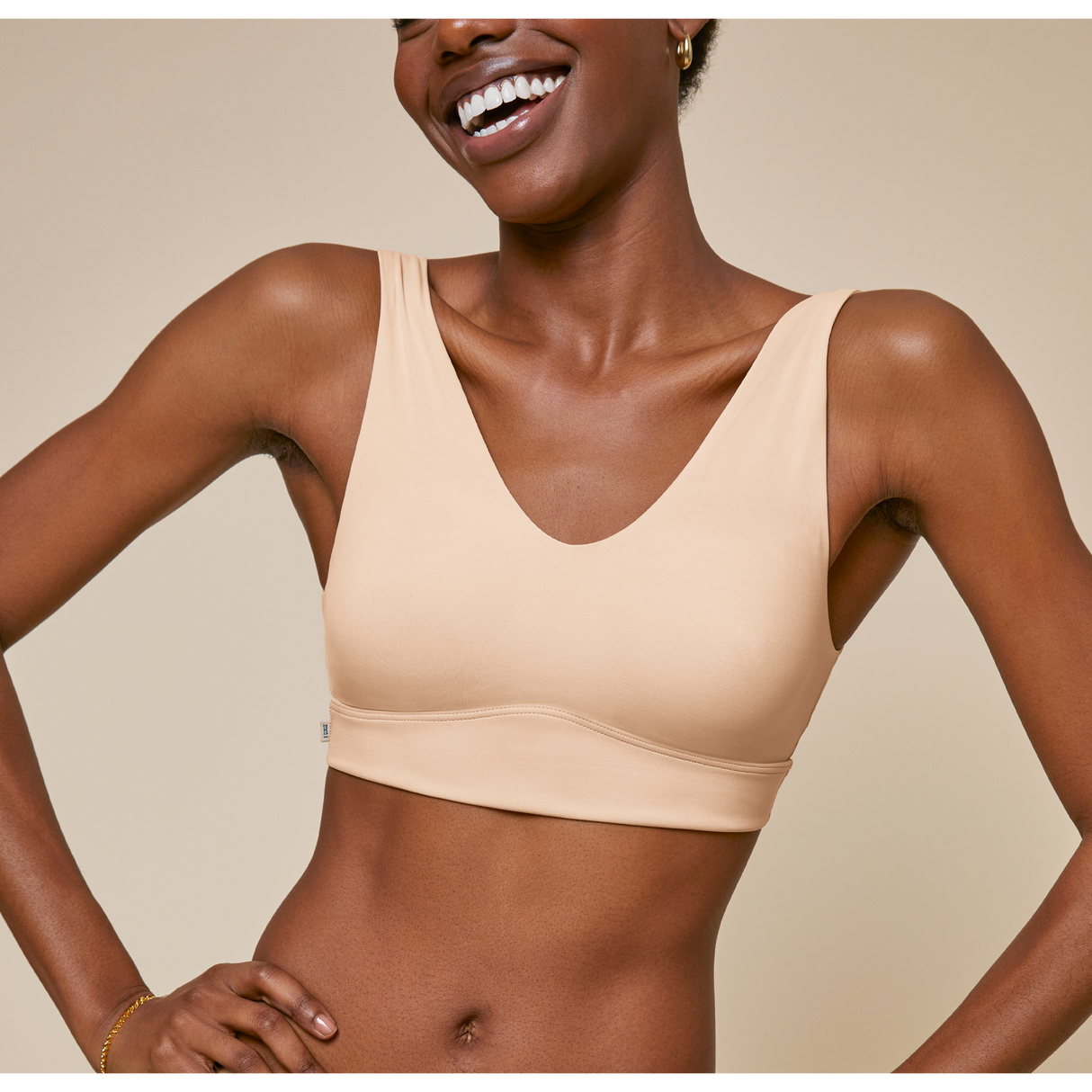 Bliss Bralette - Beige - HoneyBug