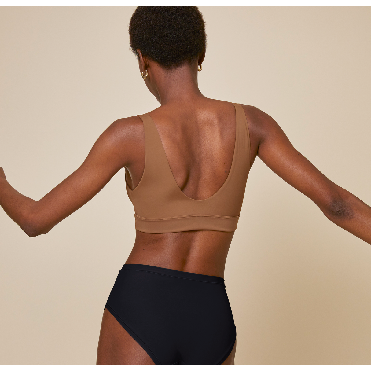 Bliss Bralette - Brown - HoneyBug