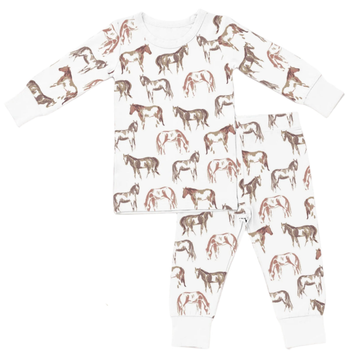 Long Sleeve 2 piece Bamboo Pajama Set - HoneyBug