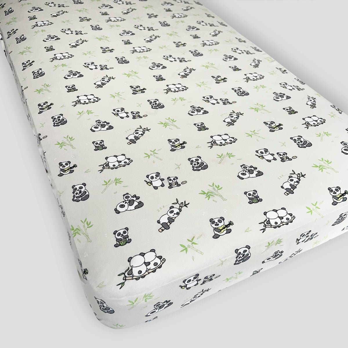 Panda Bamboo Changing Pad Cover - HoneyBug