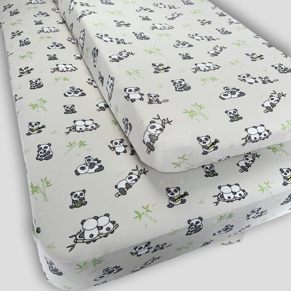 Panda Bamboo Changing Pad Cover - HoneyBug
