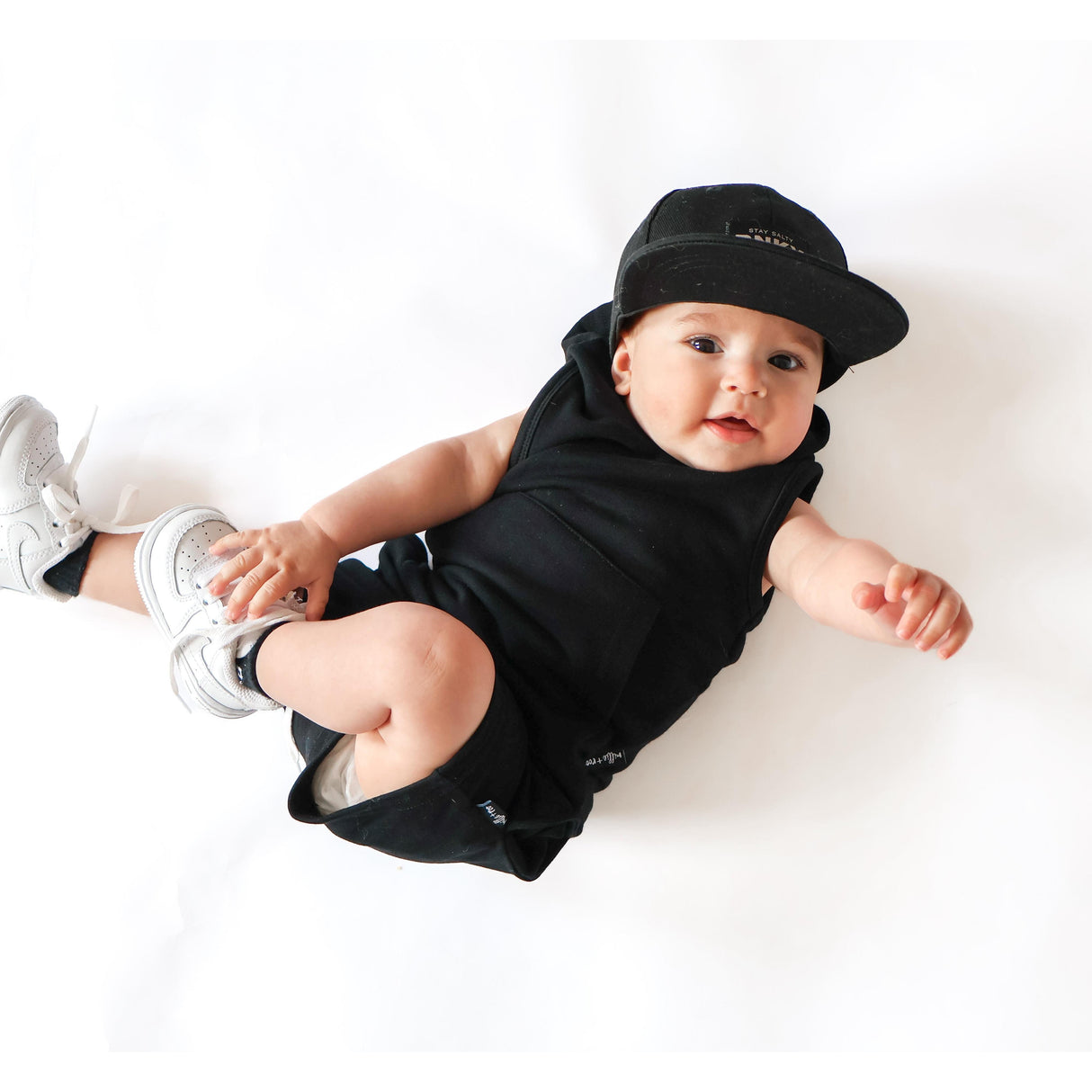 BAMBOO HOODIE TANK- Midnight - HoneyBug