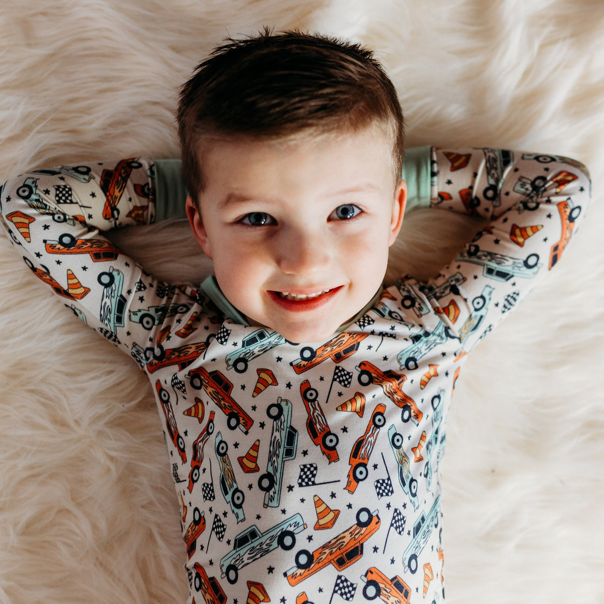 LONG SLEEVE 2 PIECE SETS- Hot rod - HoneyBug