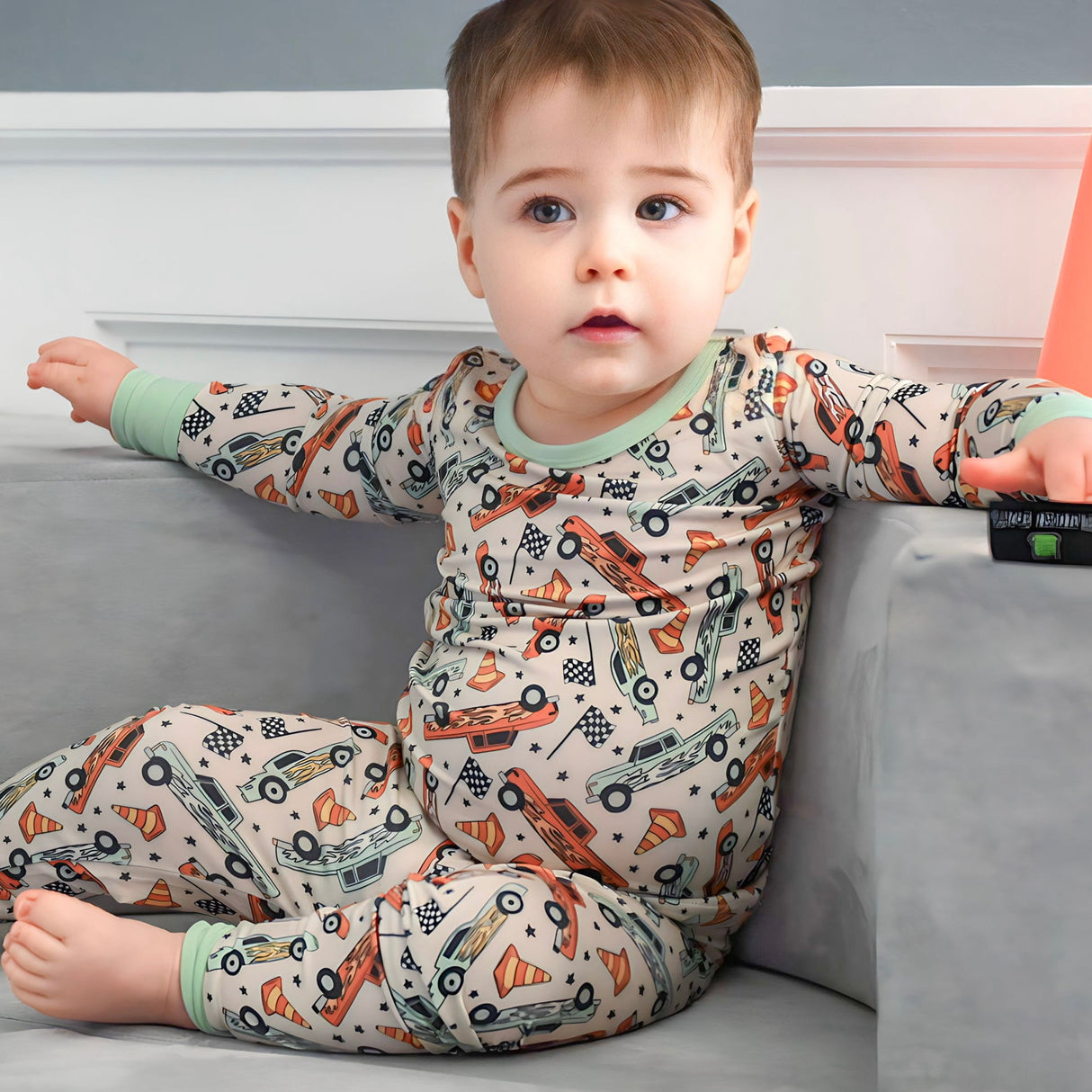 LONG SLEEVE 2 PIECE SETS- Hot rod - HoneyBug