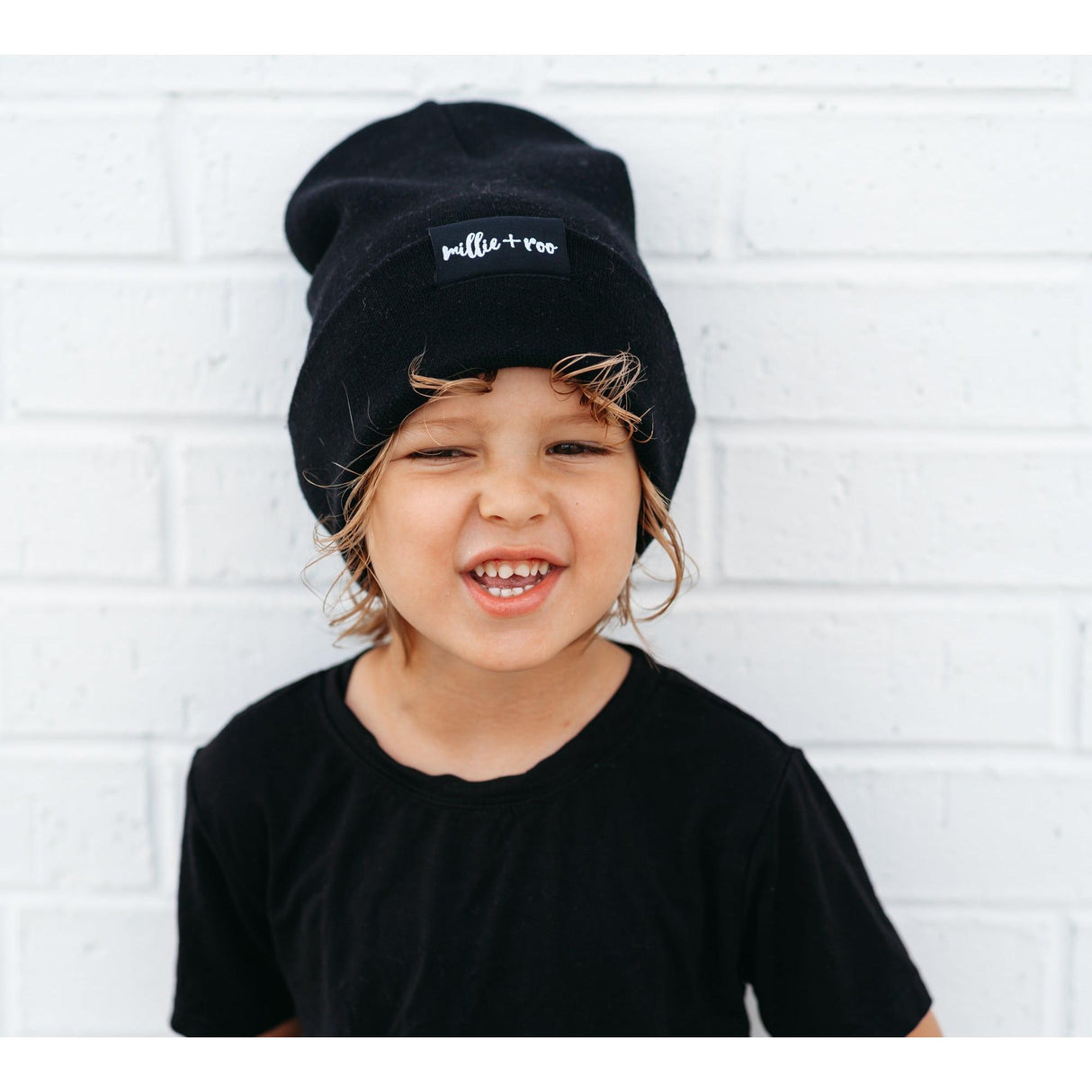 BAMBOO CUFF BEANIE- Midnight - HoneyBug