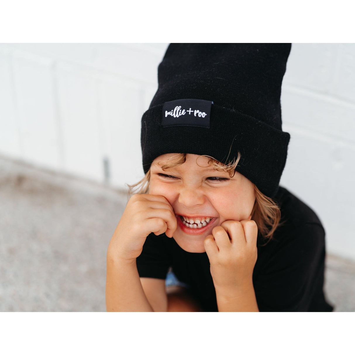BAMBOO CUFF BEANIE- Midnight - HoneyBug