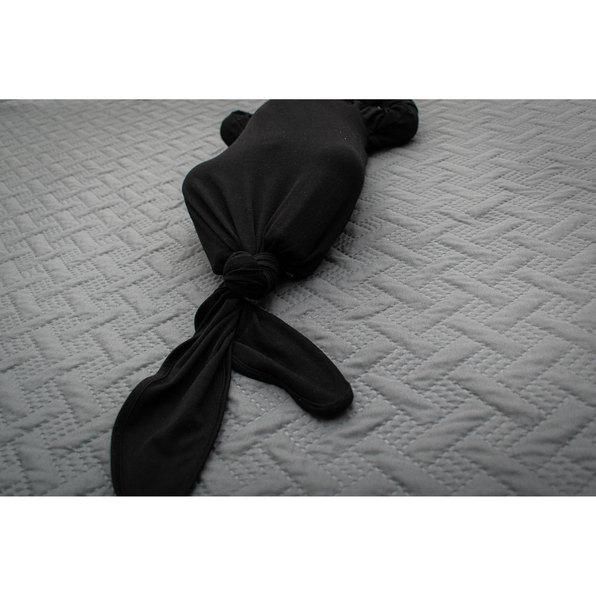 BAMBOO KNOTTED GOWN- Midnight Black - HoneyBug