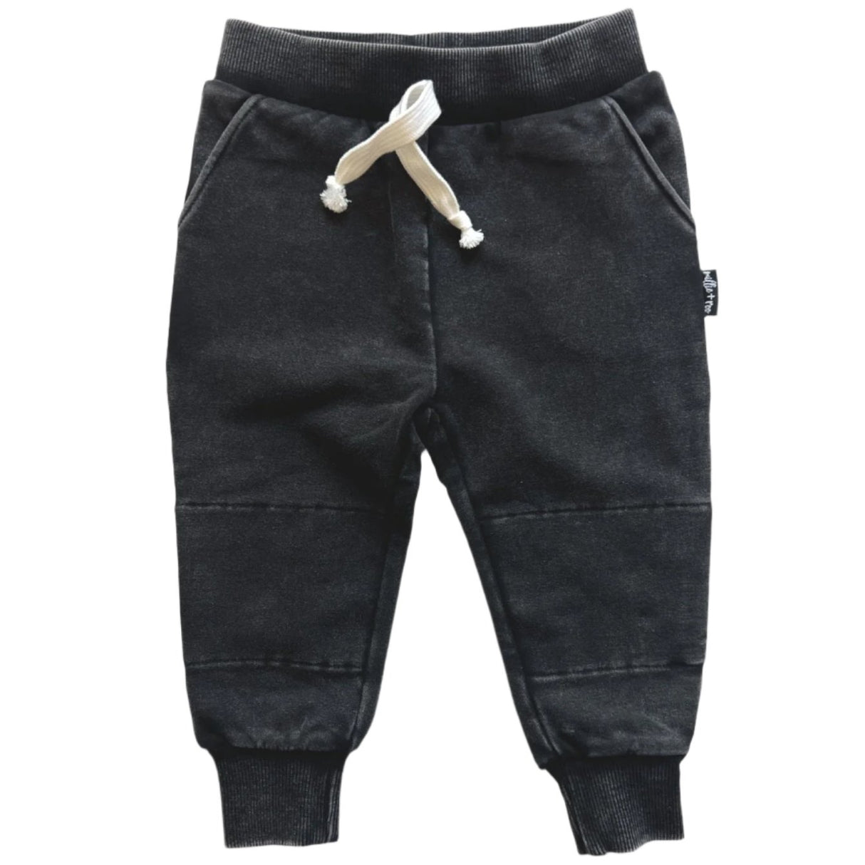 JOGGERS- Midnight Snow Wash French Terry - HoneyBug