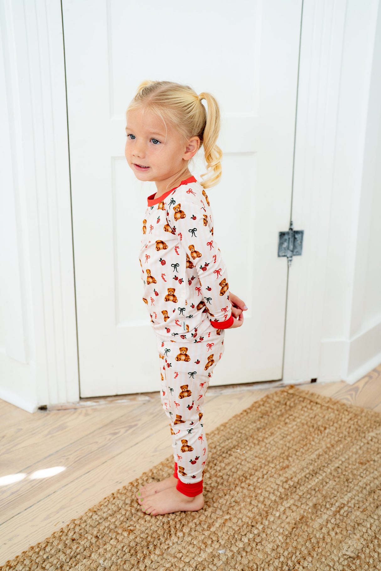 Teddy Bear Christmas | Two Piece Set - HoneyBug