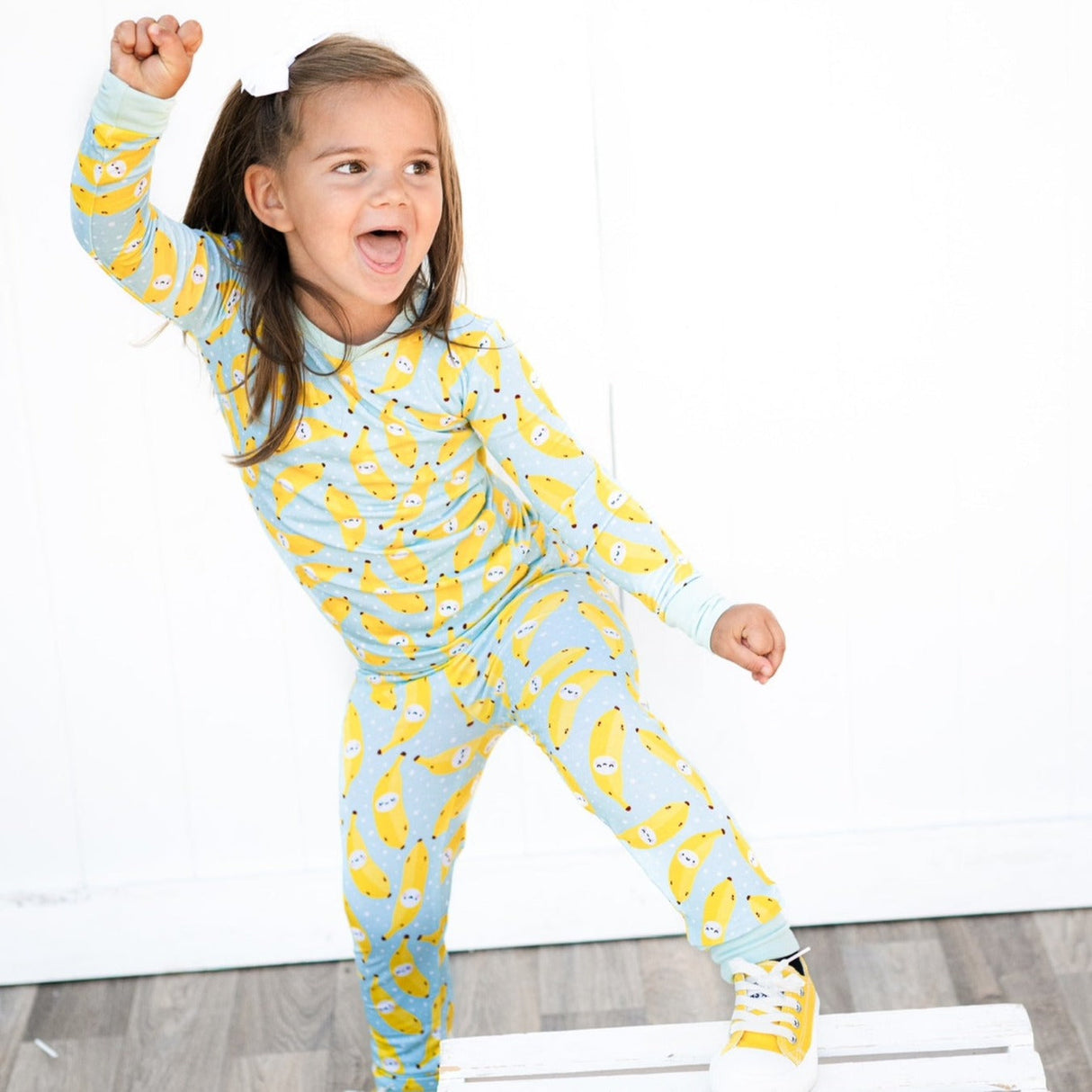 LONG SLEEVE 2 PIECE SETS- Kawaii Banana - HoneyBug