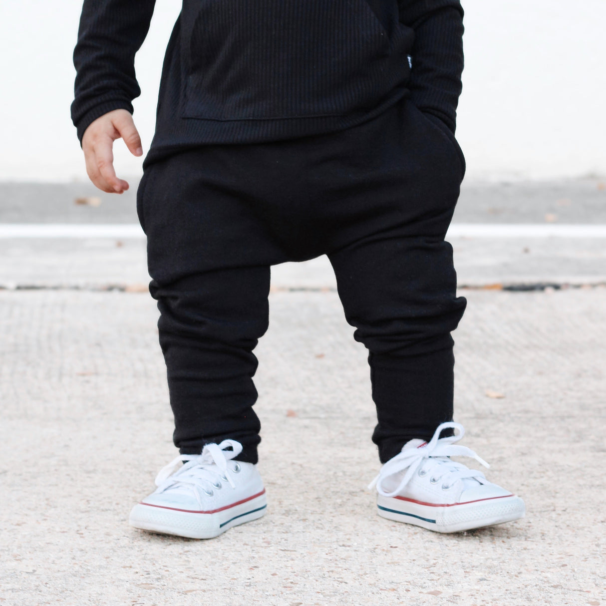 HAREM PANTS- Midnight Black - HoneyBug