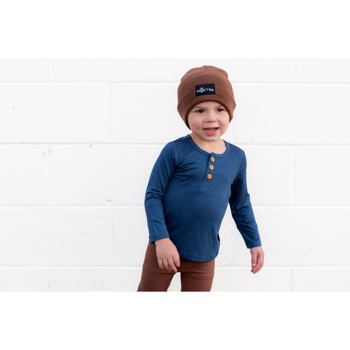 BAMBOO CUFF BEANIE- Sienna - HoneyBug