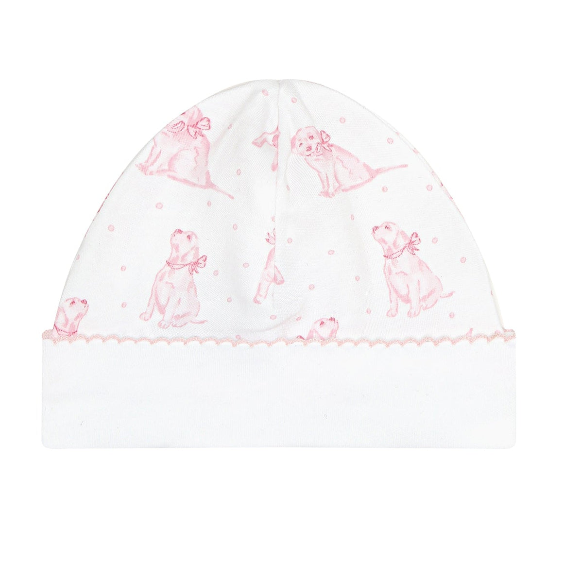 Pink Puppy Love Print Hat