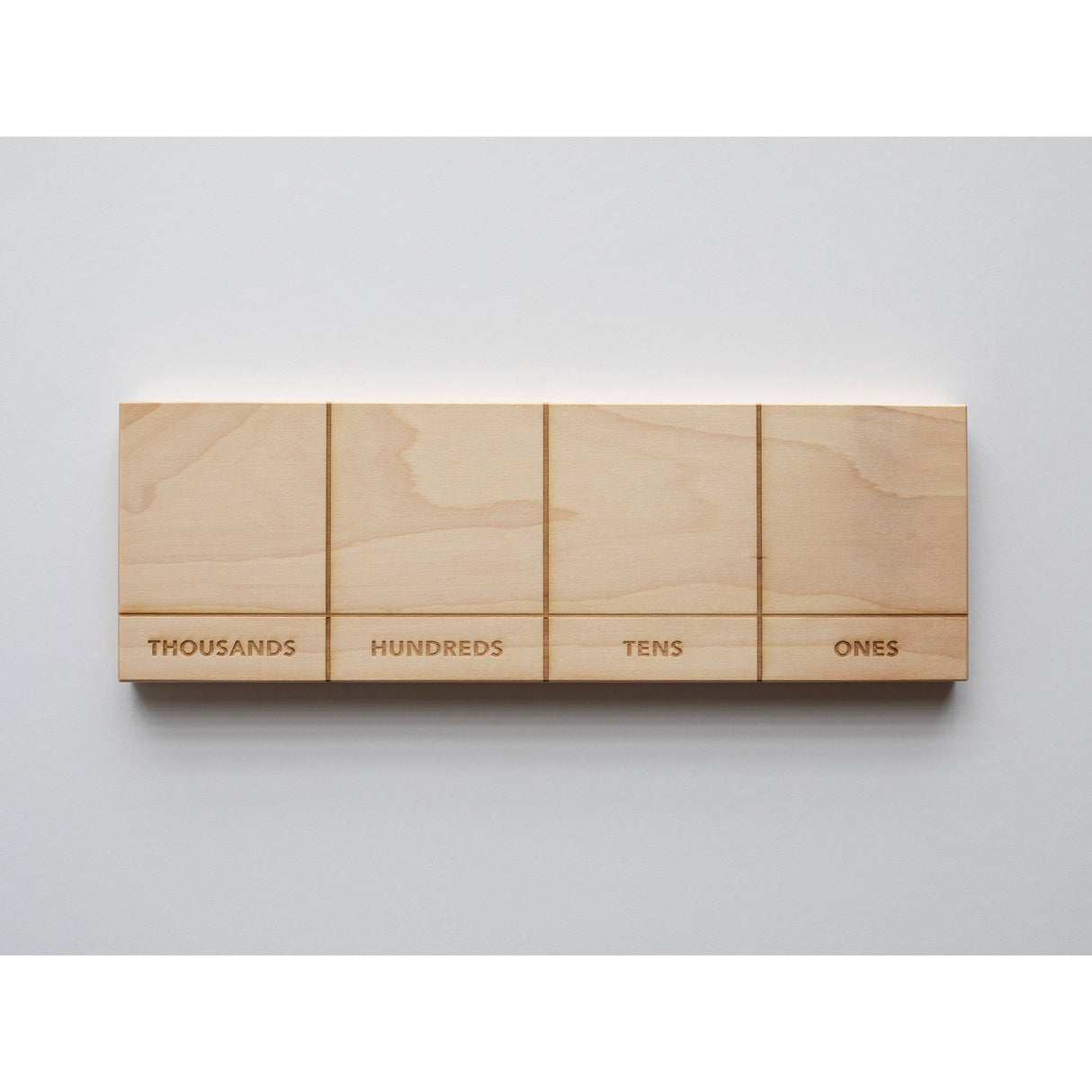 Wooden Place Value Board from Ones to Thousands - HoneyBug