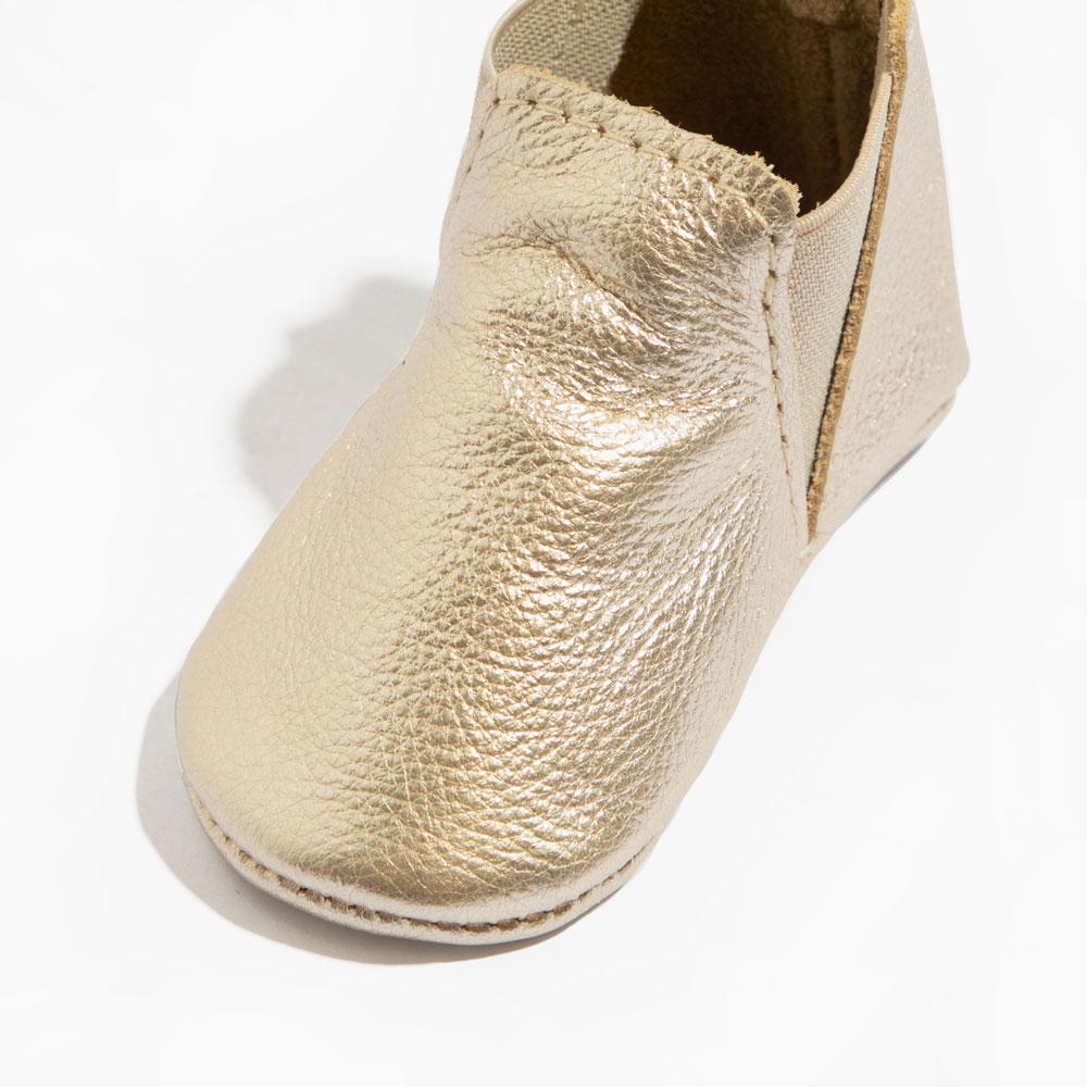 Platinum Chelsea Boot Baby Shoe - HoneyBug