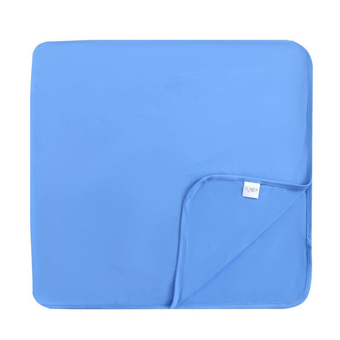 Pure Blue Bamboo Swaddle Blanket