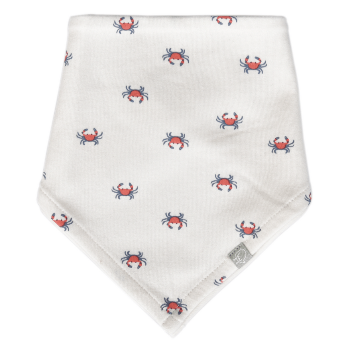 kerchief bib | crab - HoneyBug