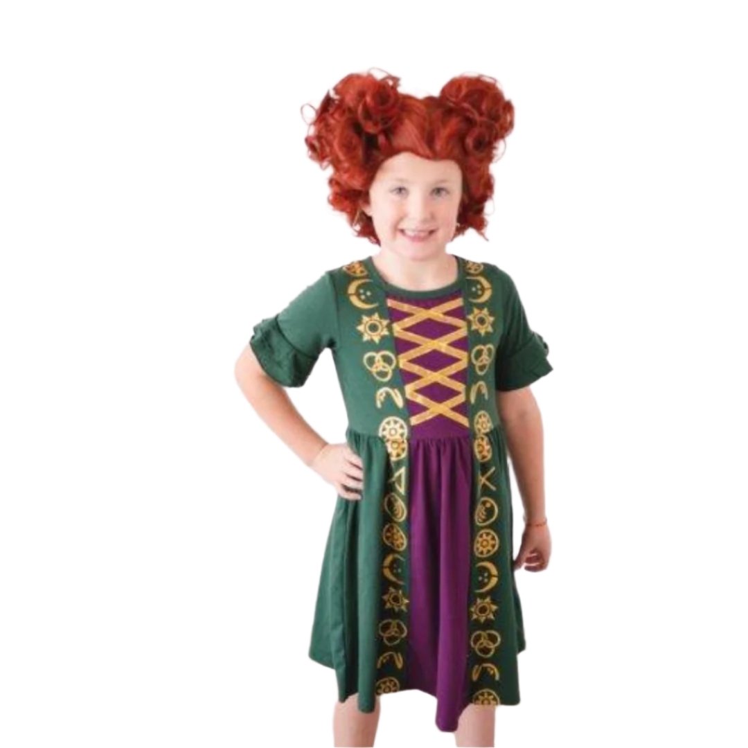 Spell Book Witch Dress - HoneyBug