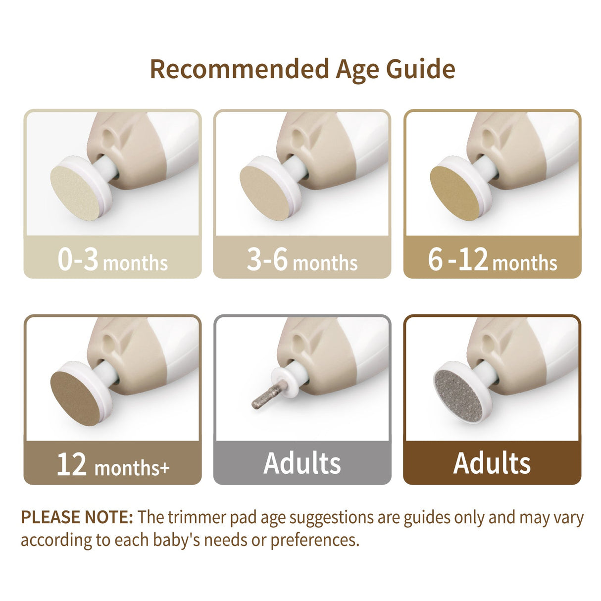 Haakaa Baby Nail Care Set - Acorn - HoneyBug