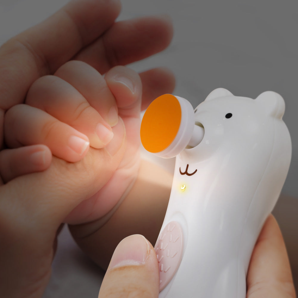 Haakaa Happii Bear Rechargeable Nail Trimmer Set - HoneyBug