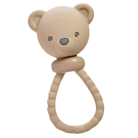 Sweetie Rattle™ Silicone Teether - Bear - HoneyBug