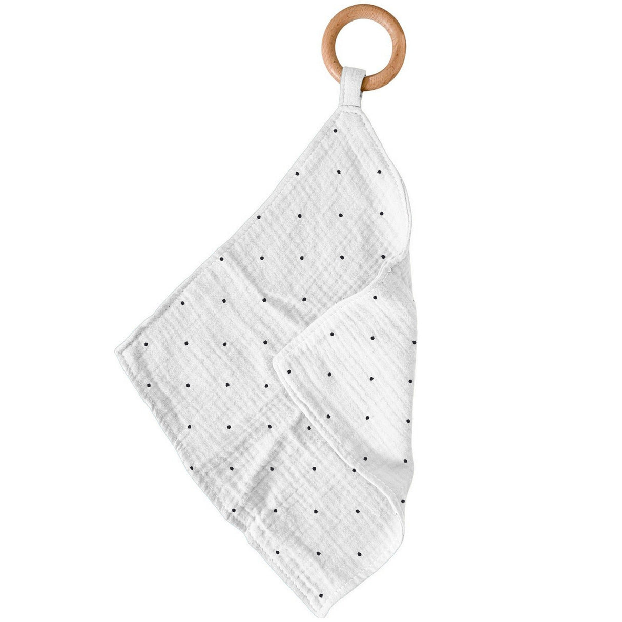 Black and White Polka Dot Newcastle Teether - HoneyBug