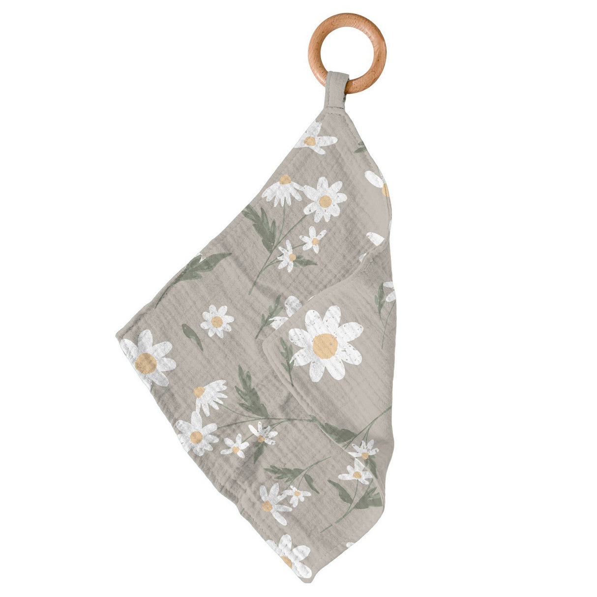 White Daisy Bamboo Newcastle Teether