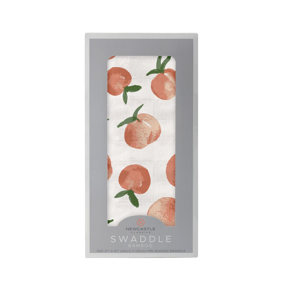 Carnelian Peaches Swaddle - HoneyBug