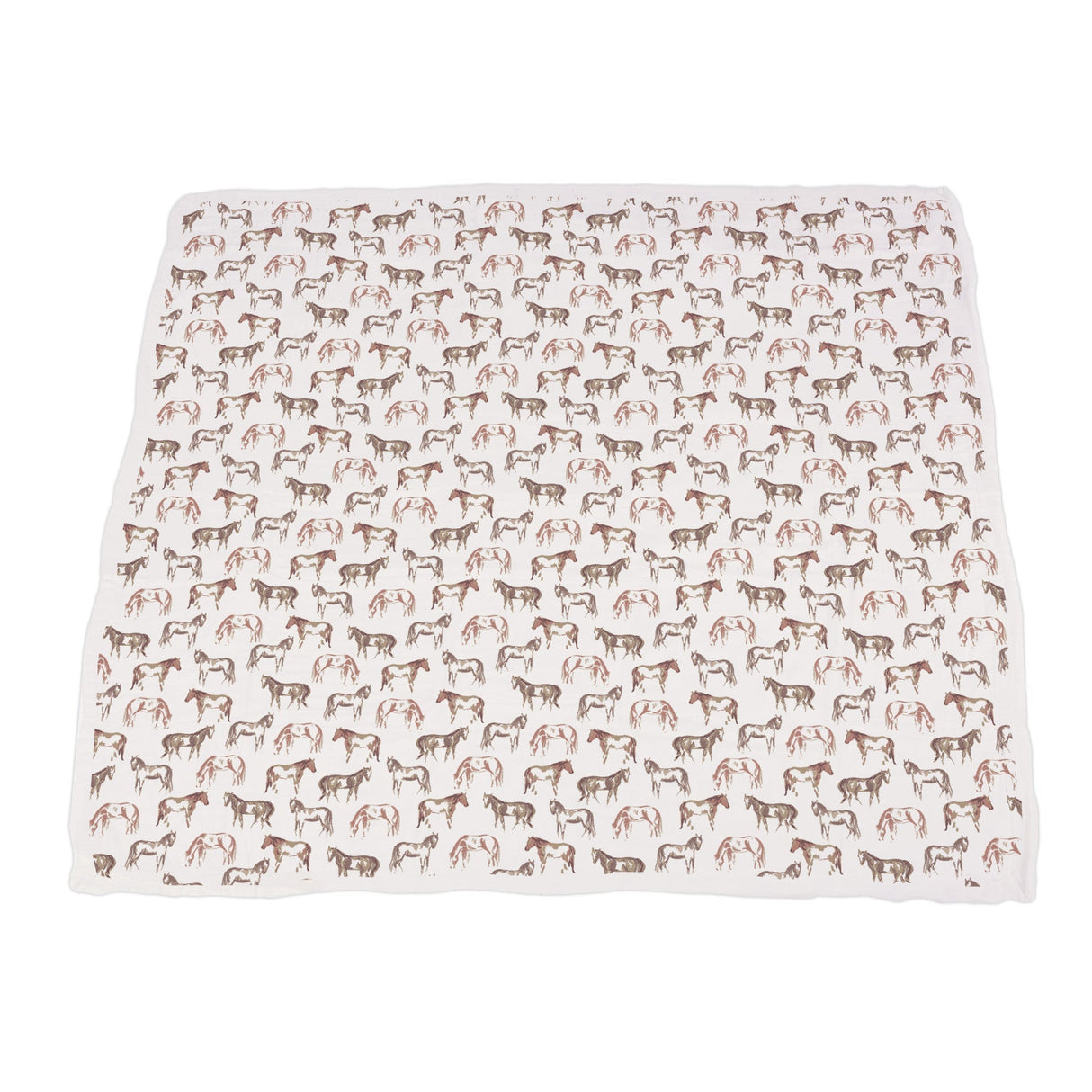 Wild Horses Bamboo Newcastle Blanket
