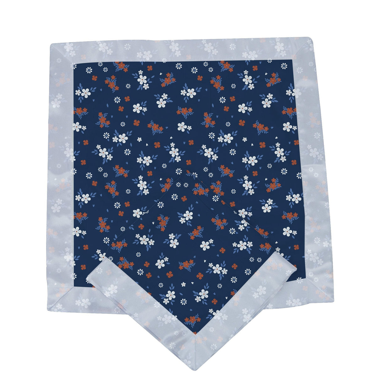 Serenity Floral Bamboo Muslin Security Baby Blankie - HoneyBug