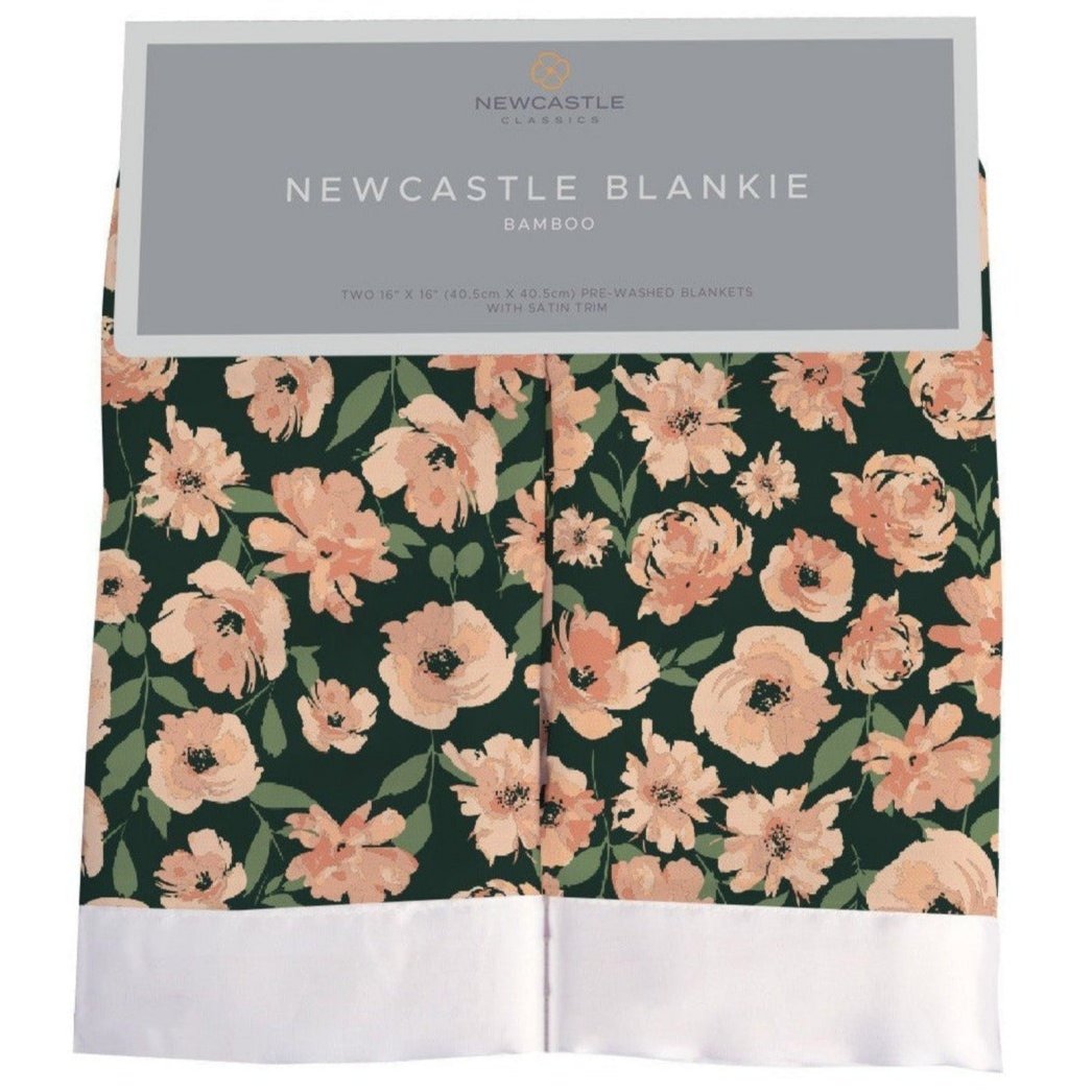 Canyon Sunset Flowers Bamboo Newcastle Blankie - HoneyBug