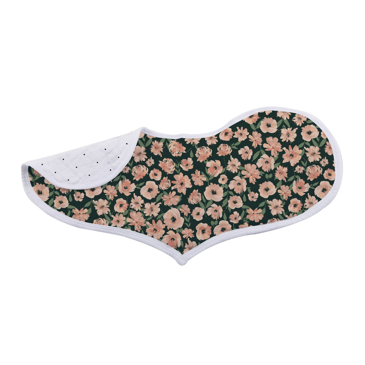 Canyon Sunset Bamboo Heart Bib 2PK - HoneyBug