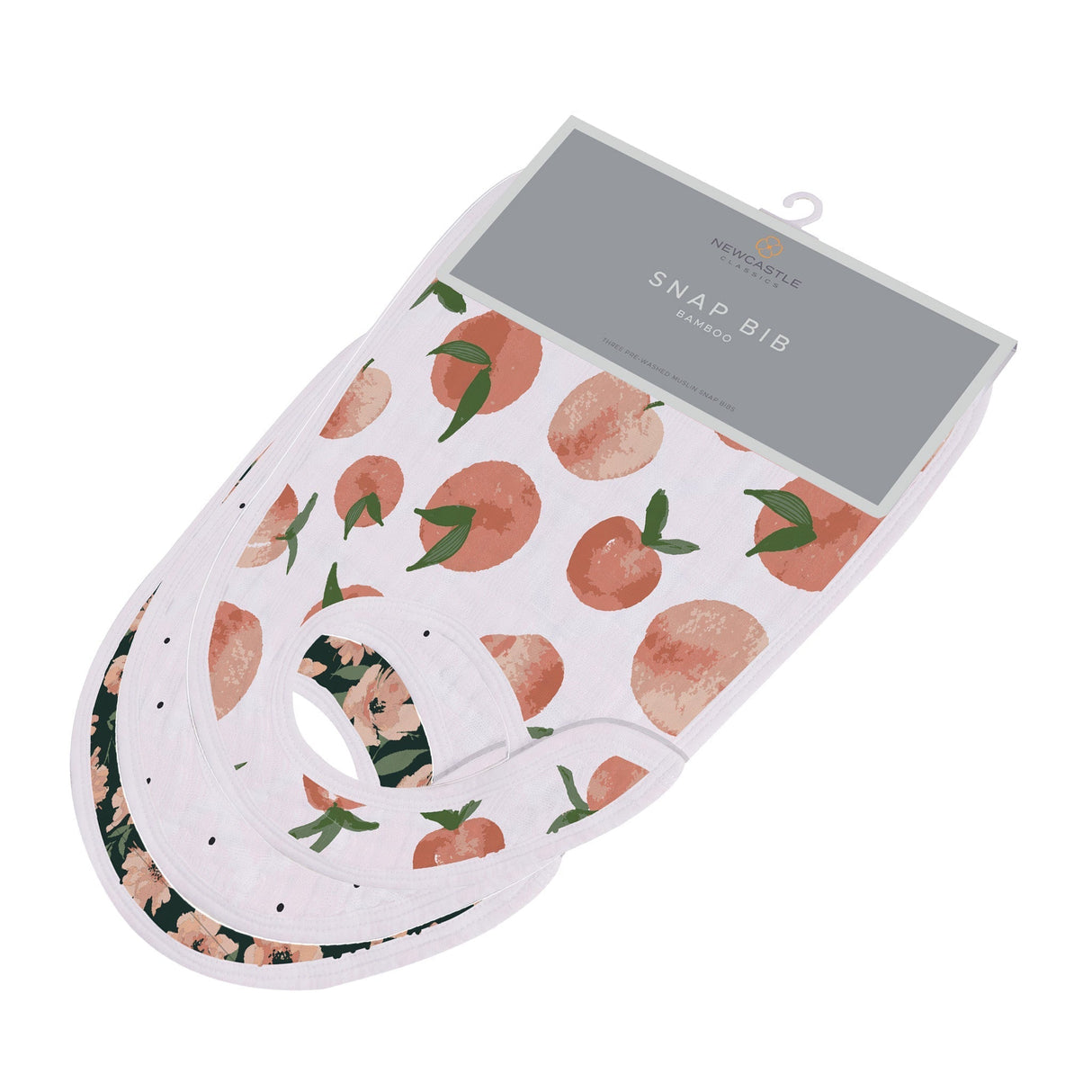 Canyon Sunset Bamboo Snap Bibs 3PK - HoneyBug