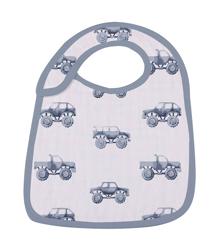 Rough Terrain Cotton Snap Bibs 3PK - HoneyBug