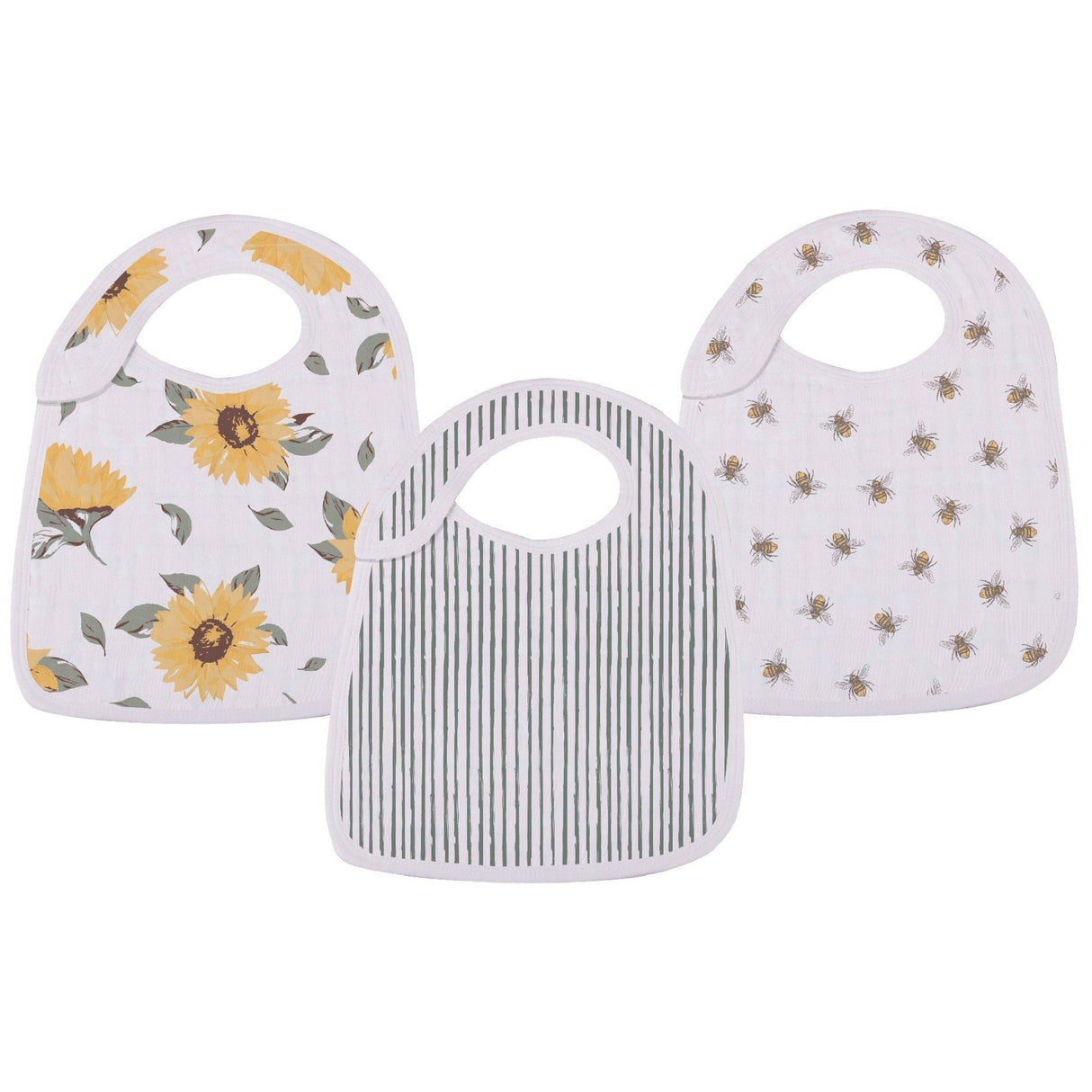 Sunrise to Sunset Snap Bibs 3PK - HoneyBug