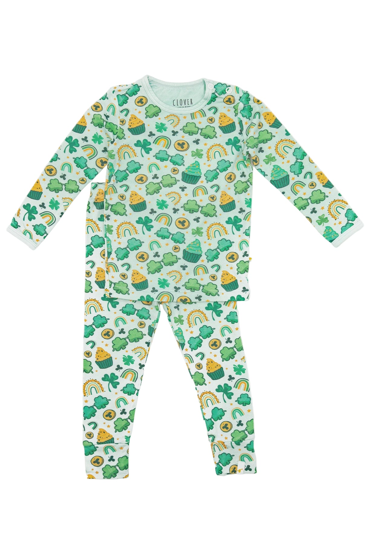 Long Sleeve Pajama Set - St. Patrick's Day - HoneyBug