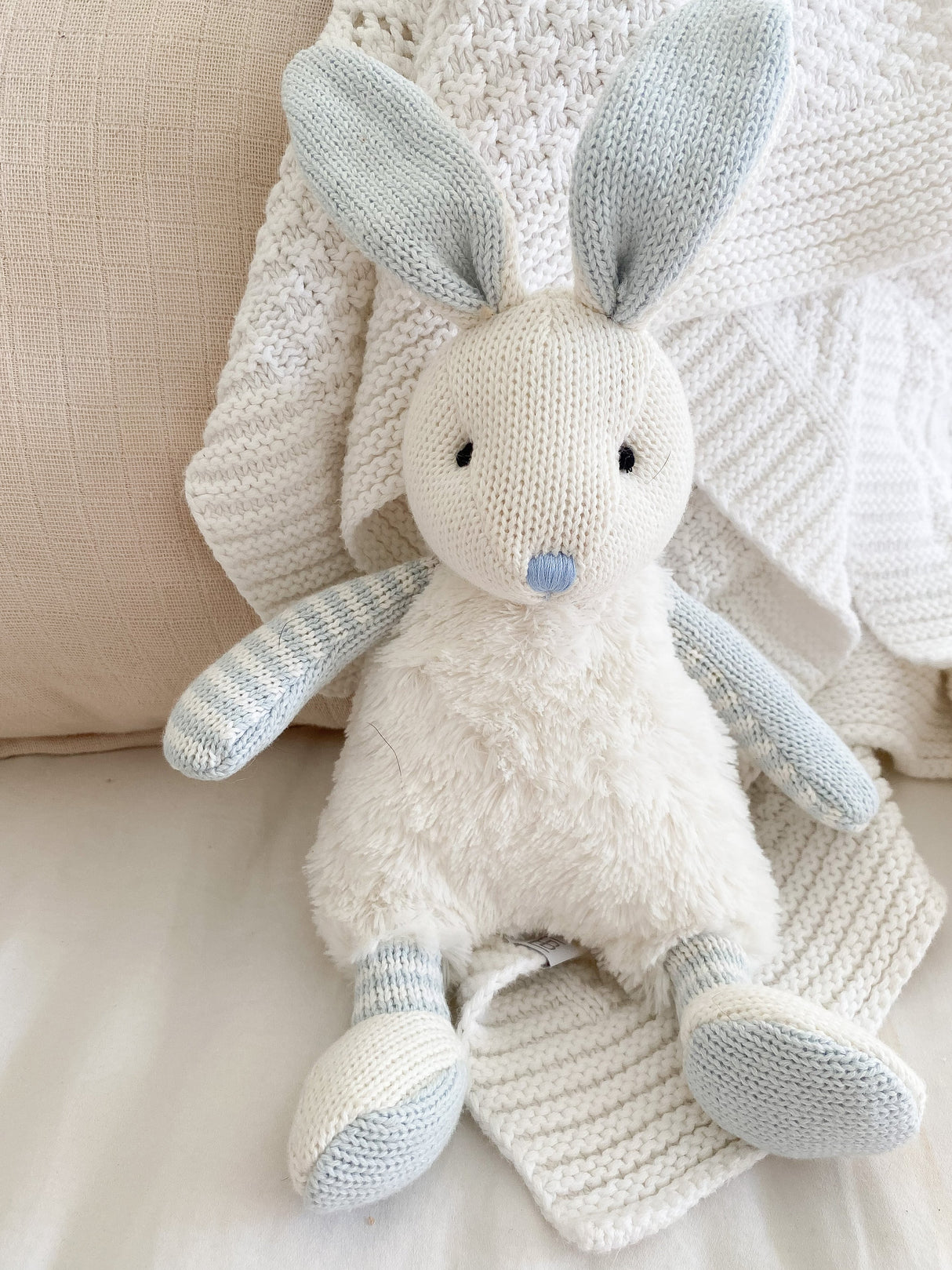 Floppy Bunny Blue - HoneyBug