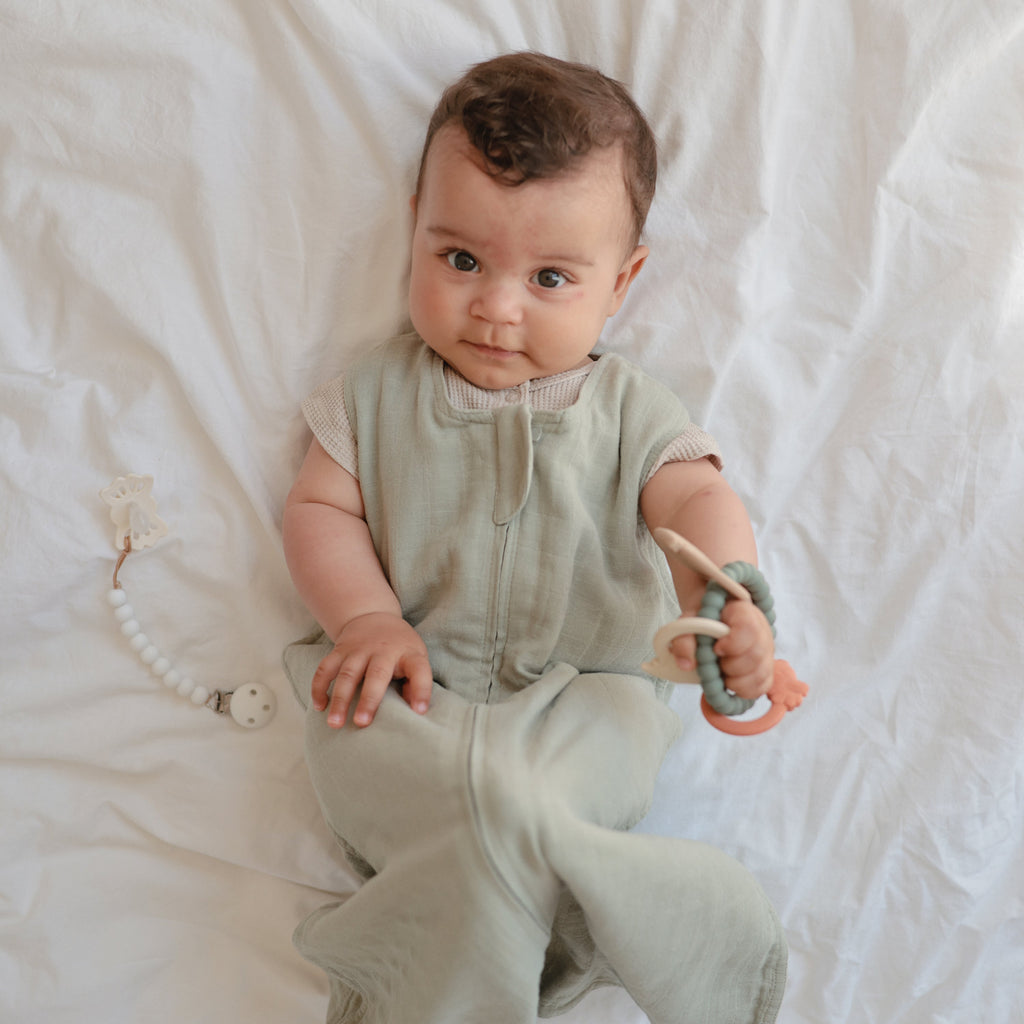 Dino Teething Ring - HoneyBug