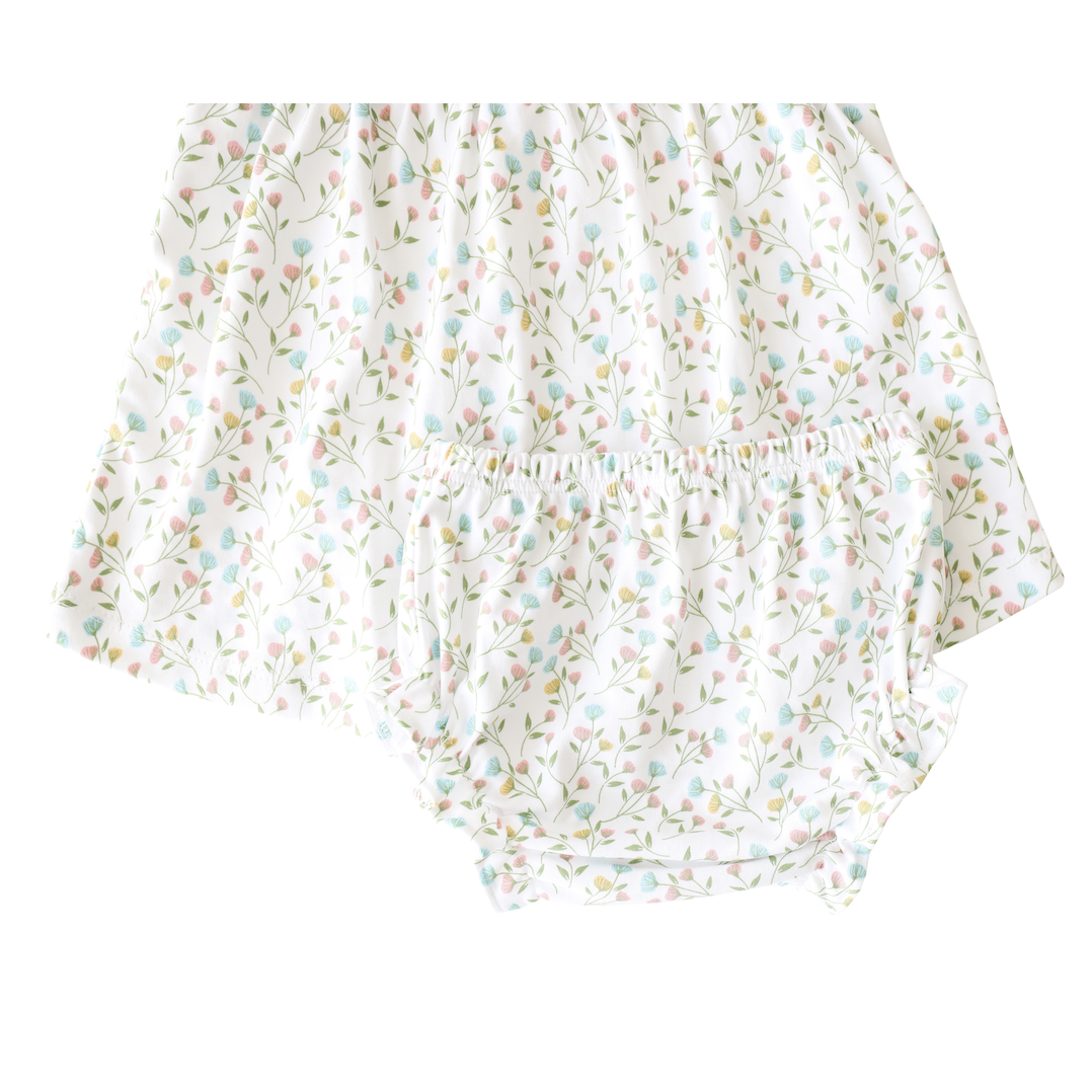 Pink Arabella Smocked Tank Dress - HoneyBug