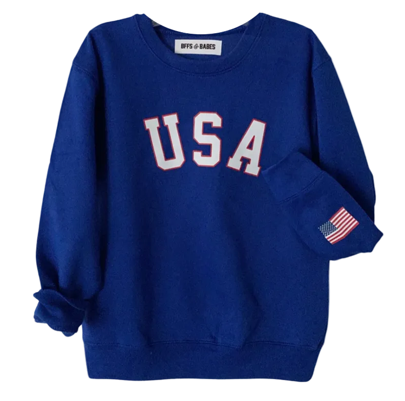 TRU AMERICAN ♡ toddler USA graphic sweatshirt