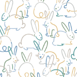 footie | bunnies - HoneyBug