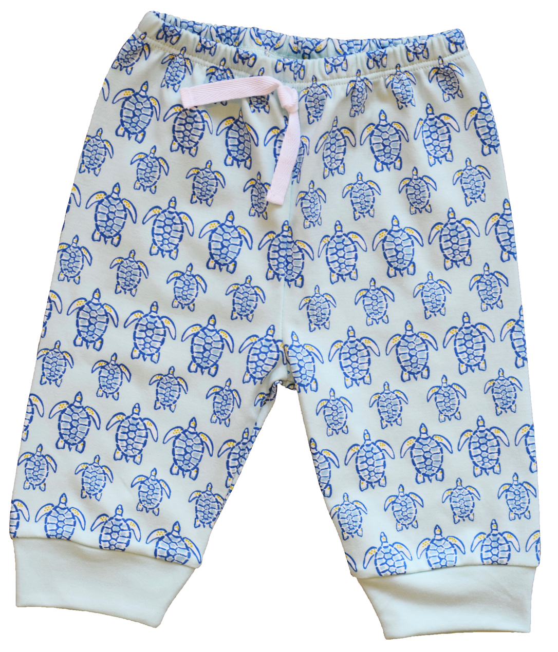 Blue Sea Turtle Jogger Pant - HoneyBug