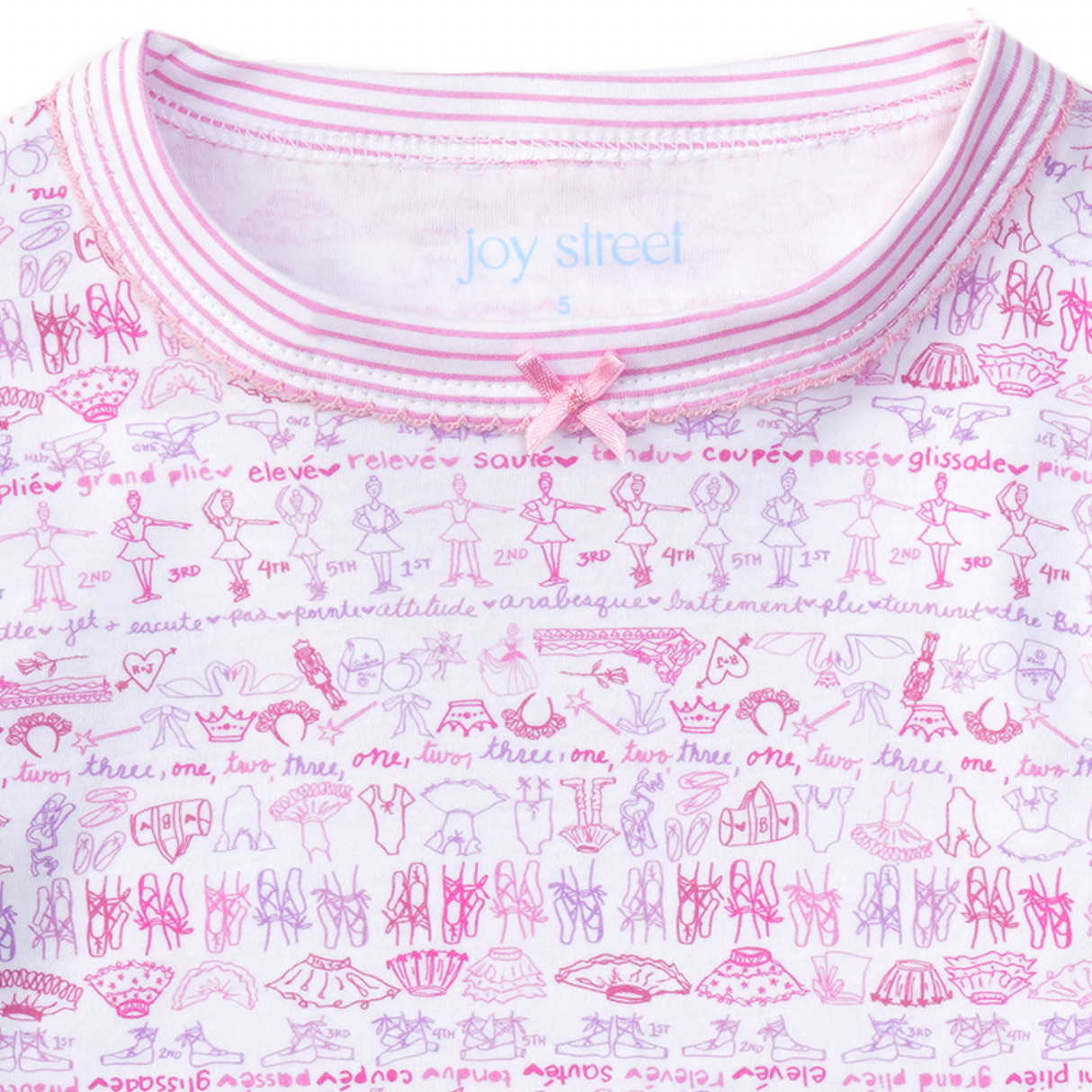 Ballet Two Piece Kids Pajamas - HoneyBug