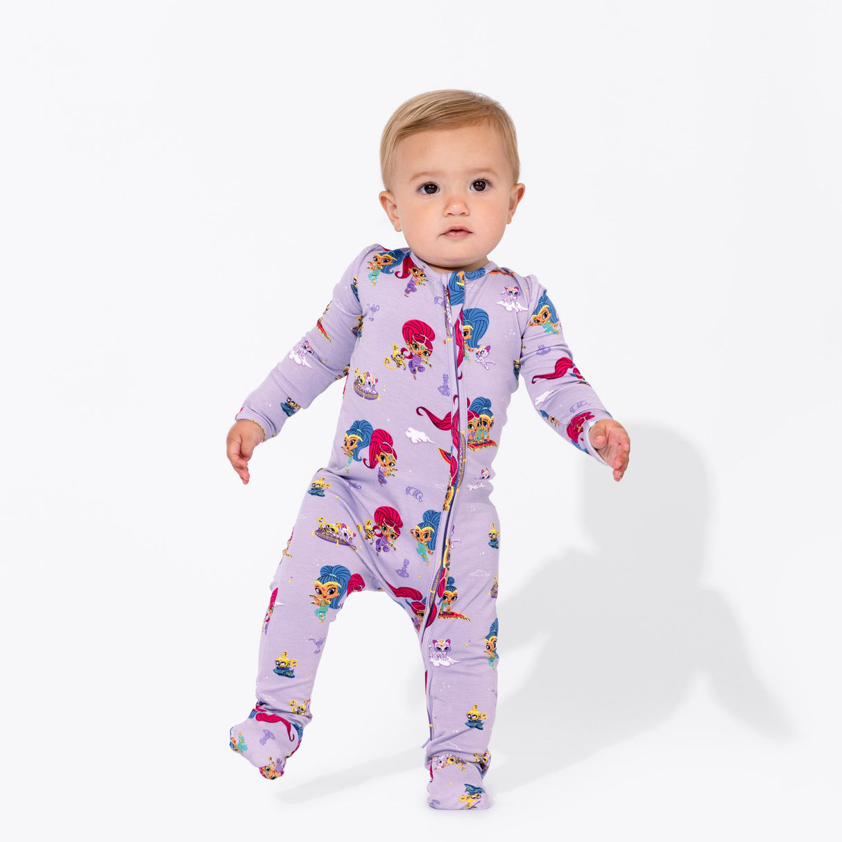 Shimmer and Shine Bamboo Convertible Footie - HoneyBug