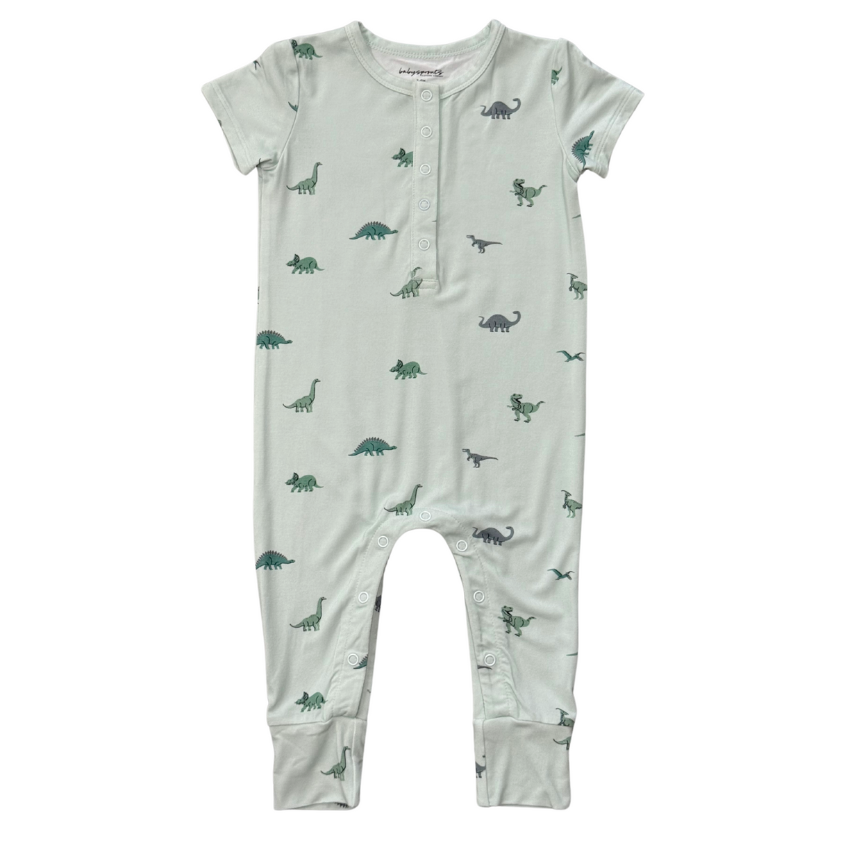 Short Sleeve Henley Romper