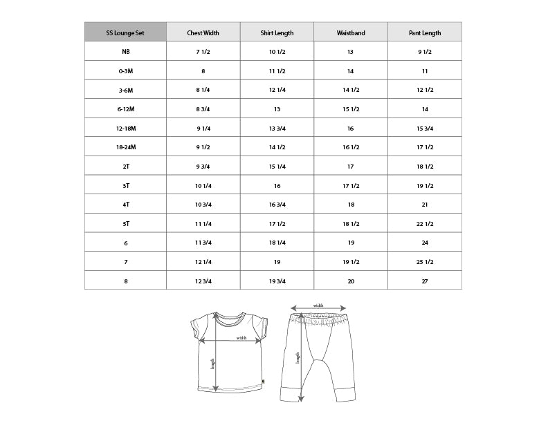 Short Sleeve Lounge Set - HoneyBug