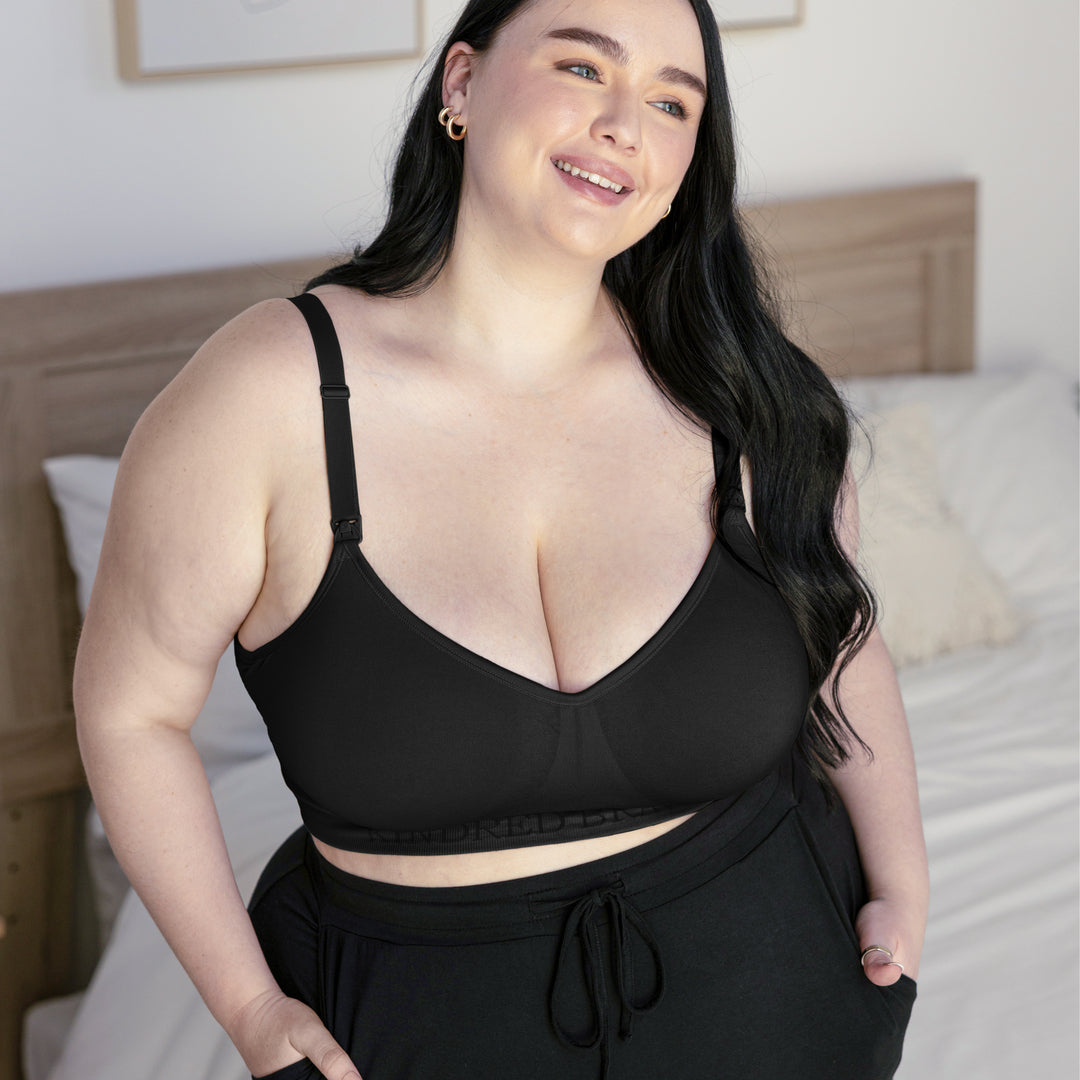 Signature Sublime® Contour Nursing & Maternity Bra | Black - HoneyBug