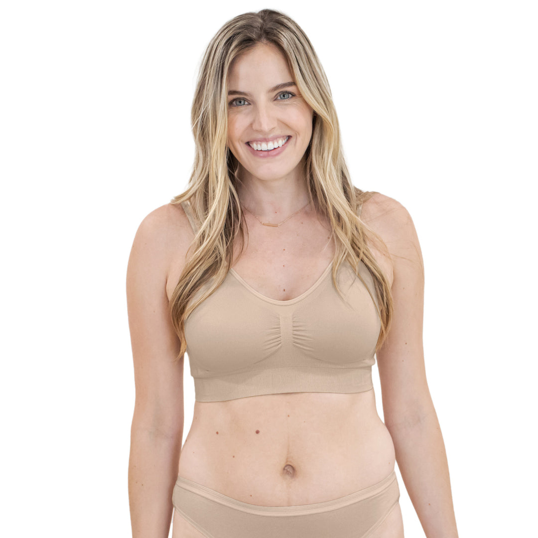 Simply Sublime® Nursing Bra | Beige - HoneyBug