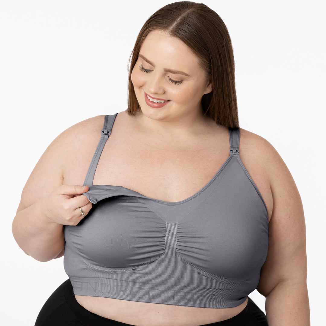 Simply Sublime® Nursing Bra | Grey - HoneyBug