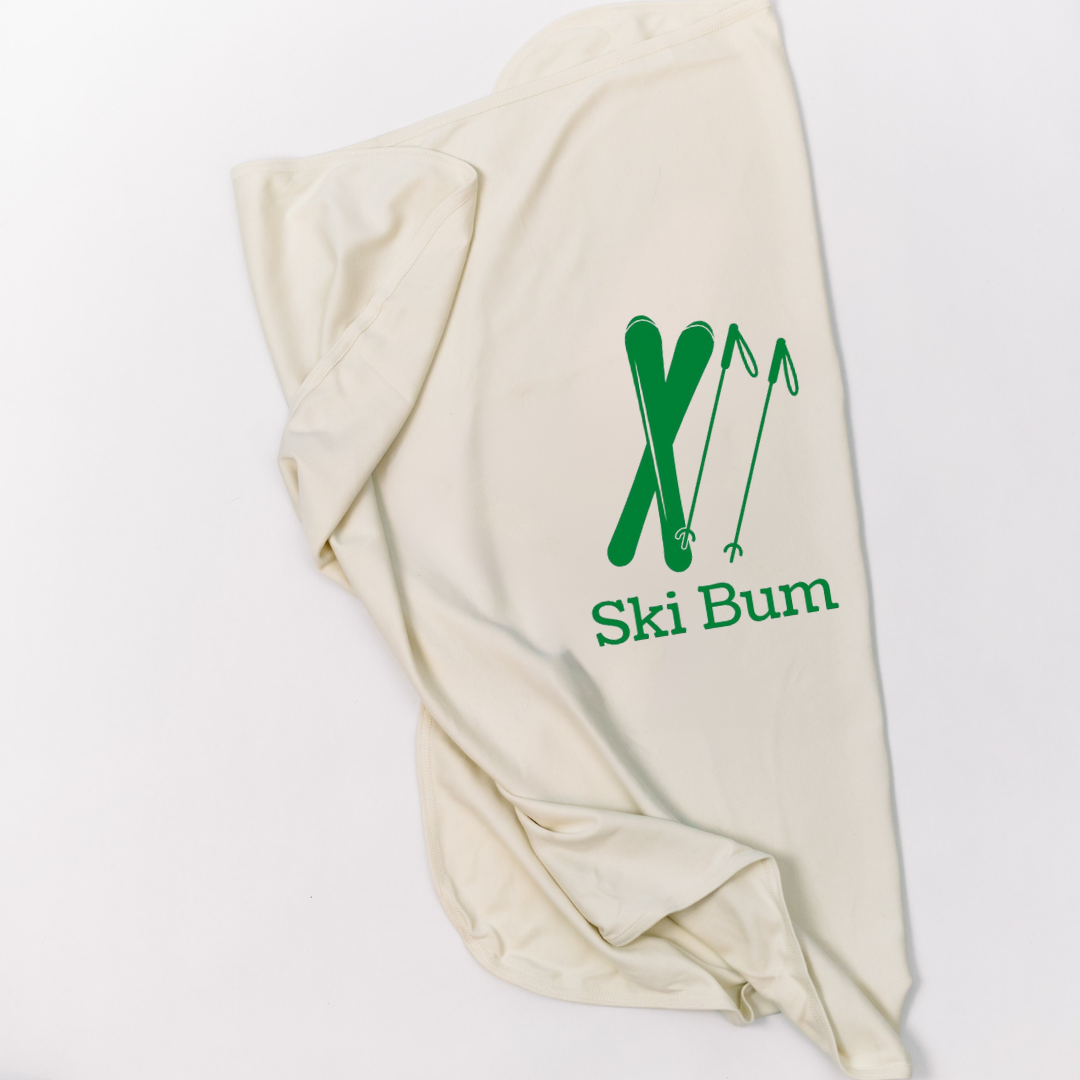 Ski Bum Baby Blanket - HoneyBug
